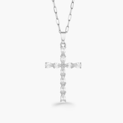 Snow Cross - Edelstahl 18K Gold