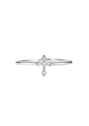 Sterling Cross Ring - 925 Sterling Silber (Vorbestellung)