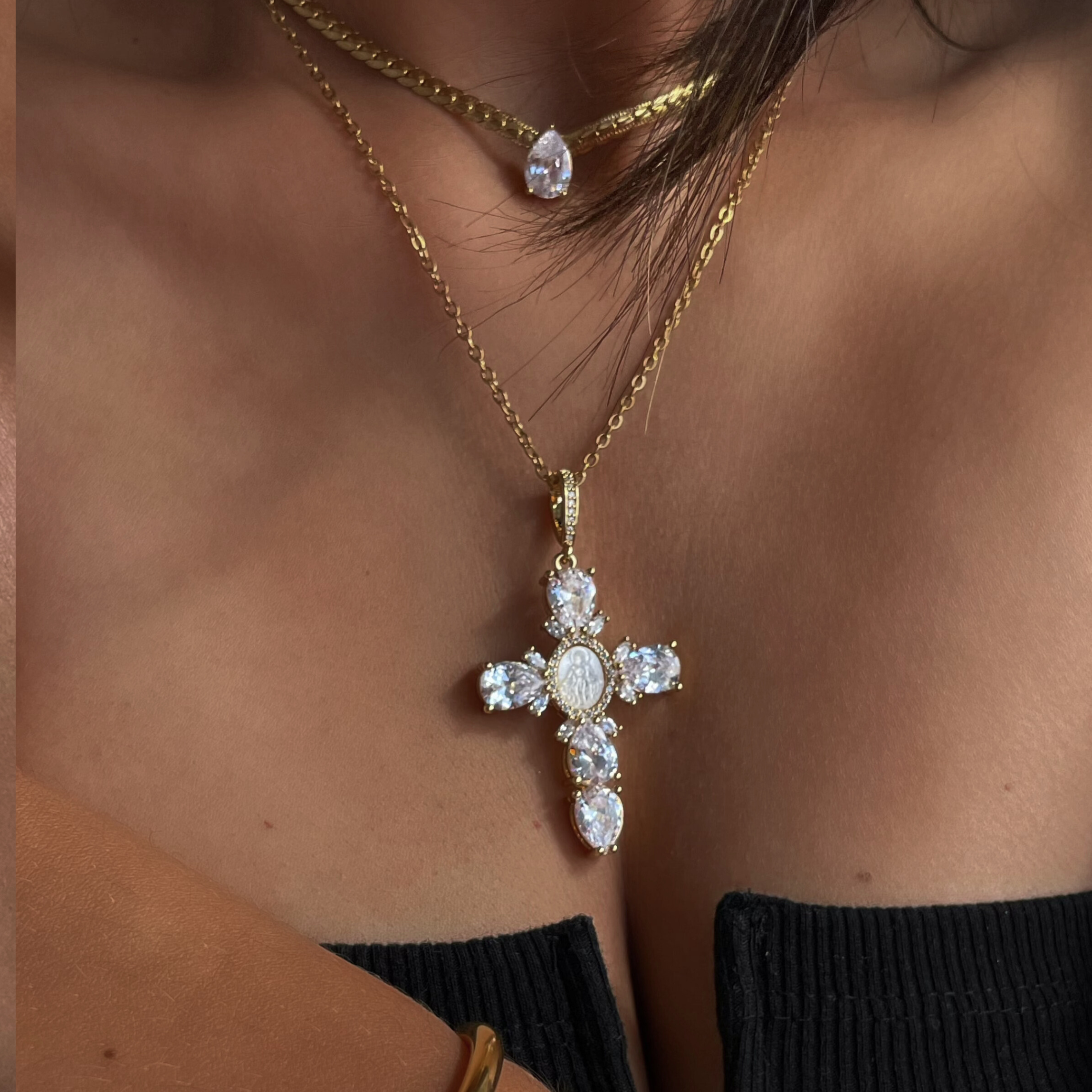 Diamond Cross Necklace