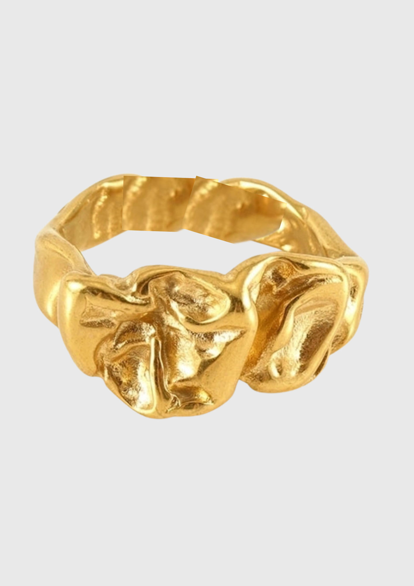 Crushed Gold - Edelstahl