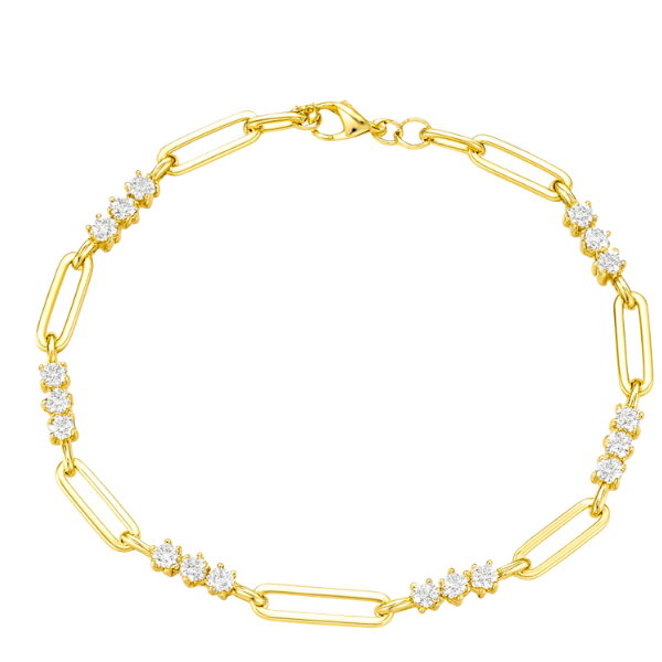 Link Diamond Armband