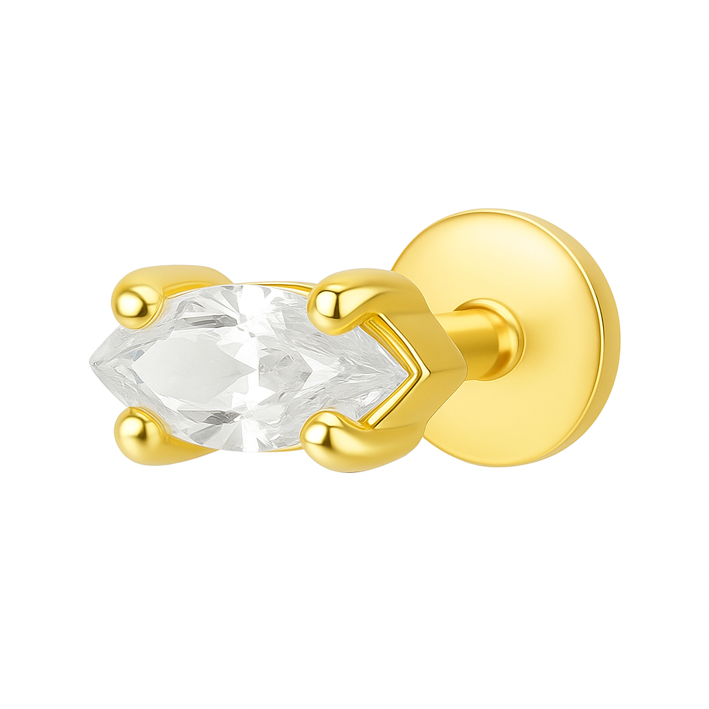 Single Diamond Piercing