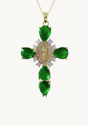 Safir Cross - Edelstahl