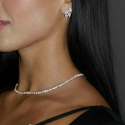 Diamond Double Studs- Edelstahl