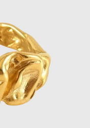 Crushed Gold - Edelstahl