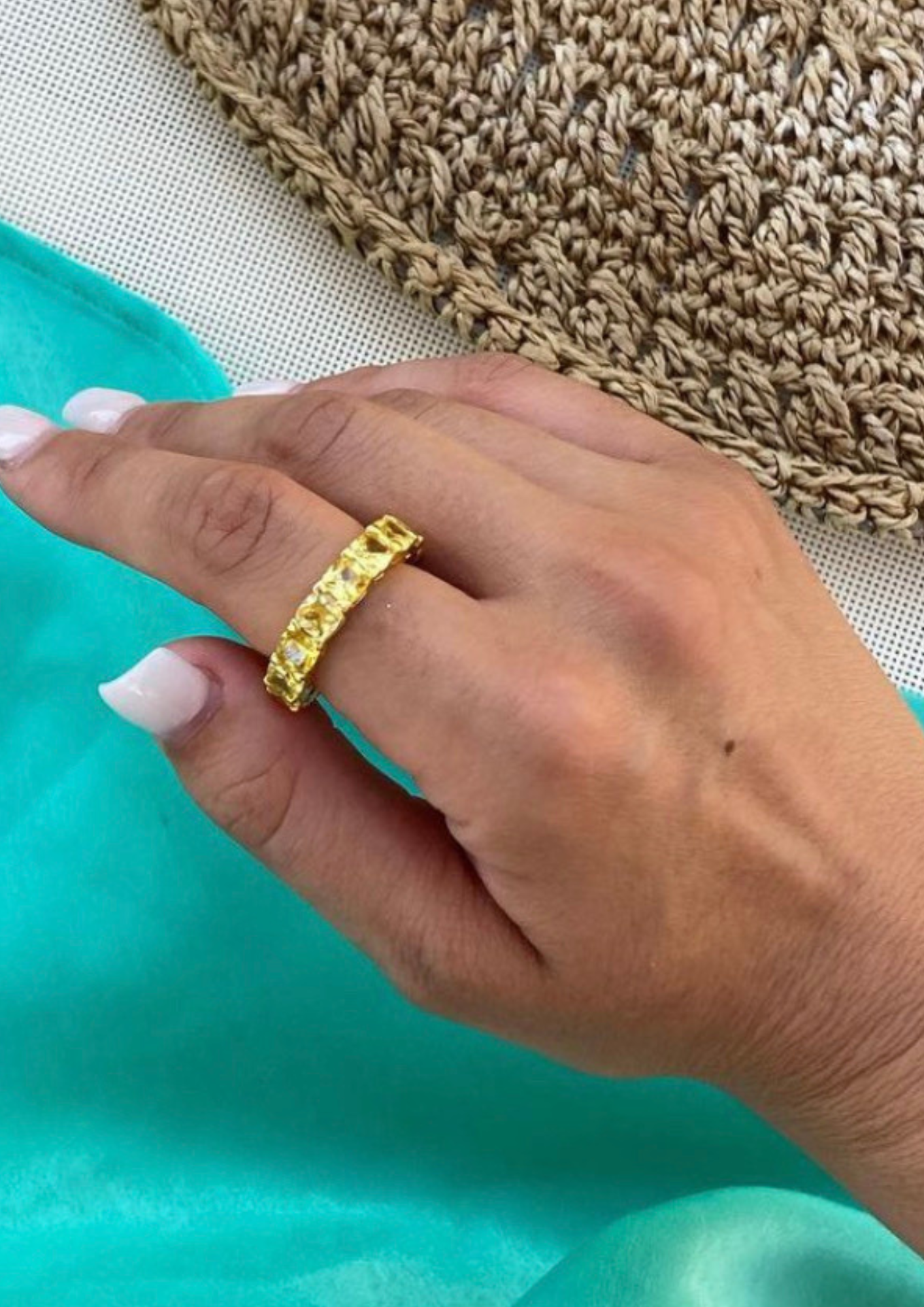 Canary Ring - 925 Sterling Silber
