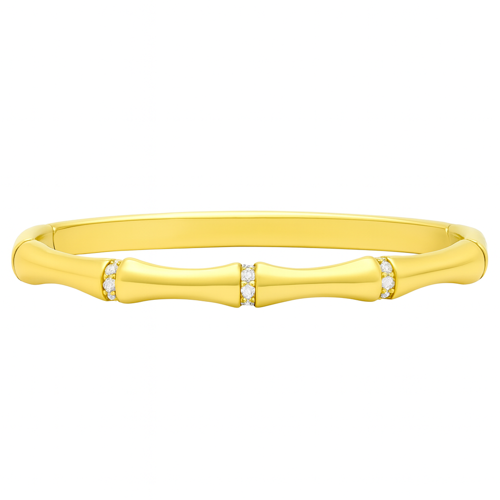 Diamond Bamboo Bangle