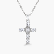 Emerald Cross grün/weiß - Edelstahl (Vorbestellung)