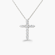 Petite Cross - 925 Sterling Silver gold