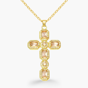 Champagne Cross - Edelstahl 14K