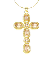 Champagne Cross - Edelstahl 14K