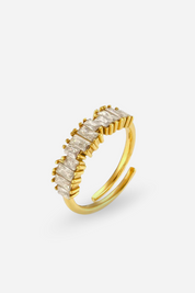 Baguette Ring - Edelstahl