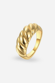 Croissant Ring - Edelstahl