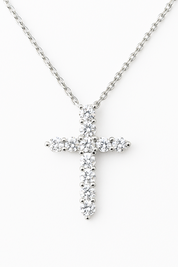 Petite Cross - 925 Sterling Silver gold
