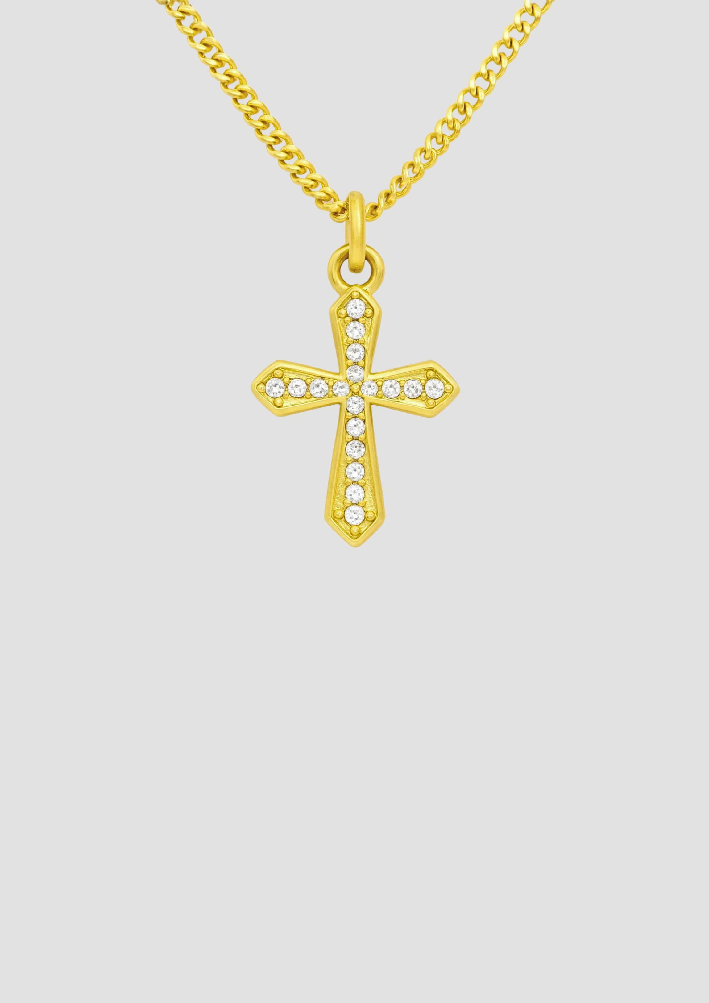 Mini Divine Cross Necklace