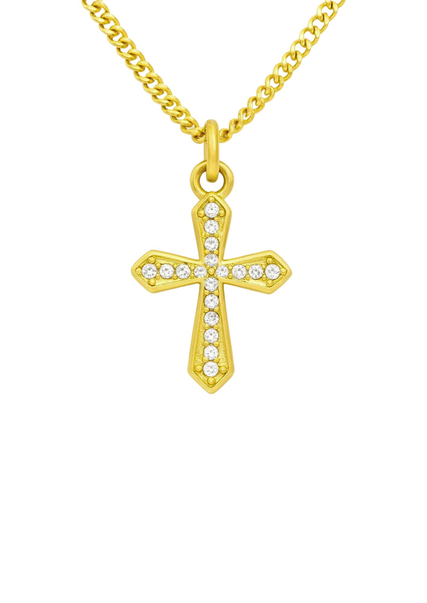Mini Divine Cross Necklace