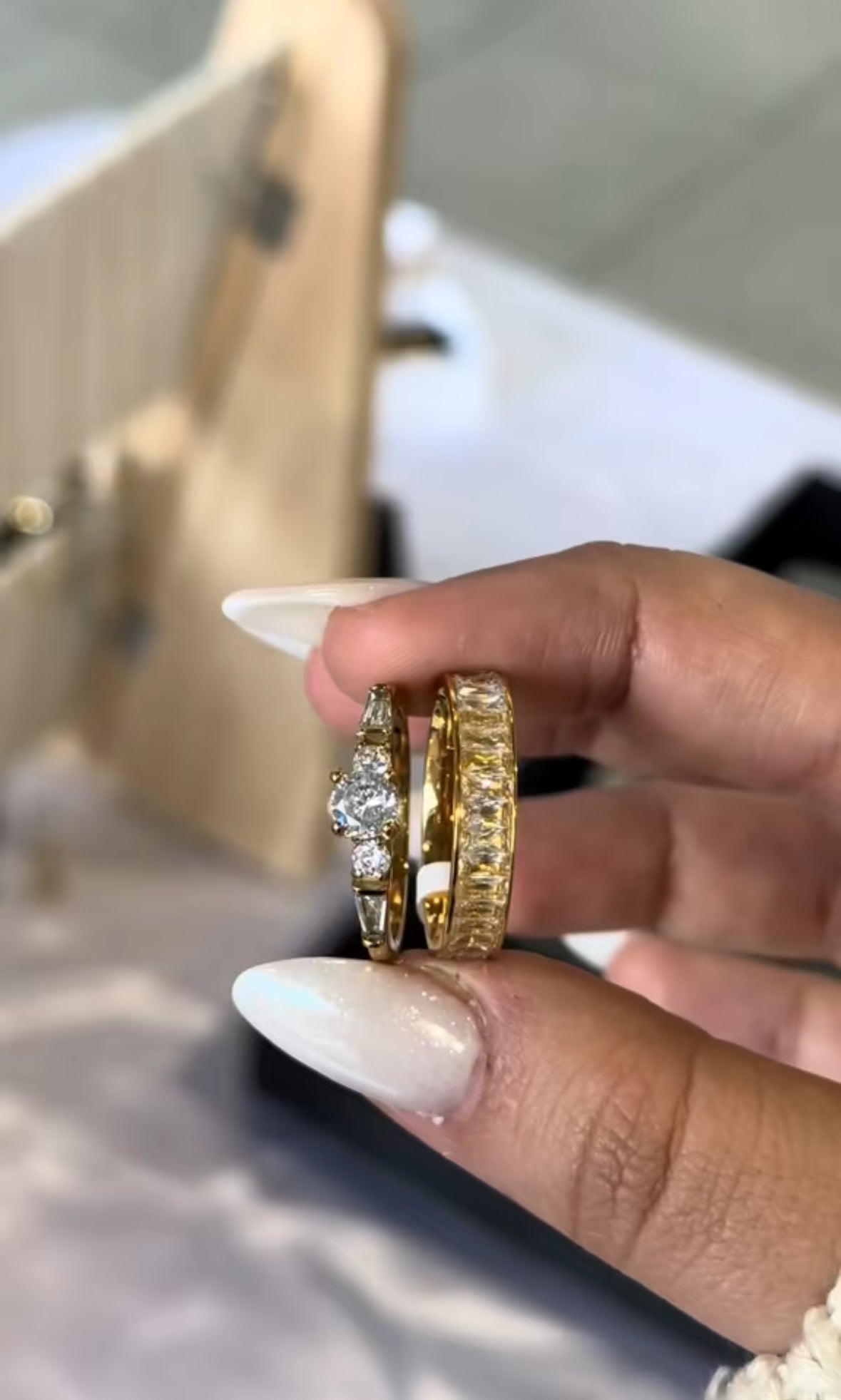 Baguette Stone Ring