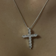 Petite Cross - 925 Sterling Silver gold