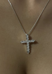 Petite Cross - 925 Sterling Silver gold