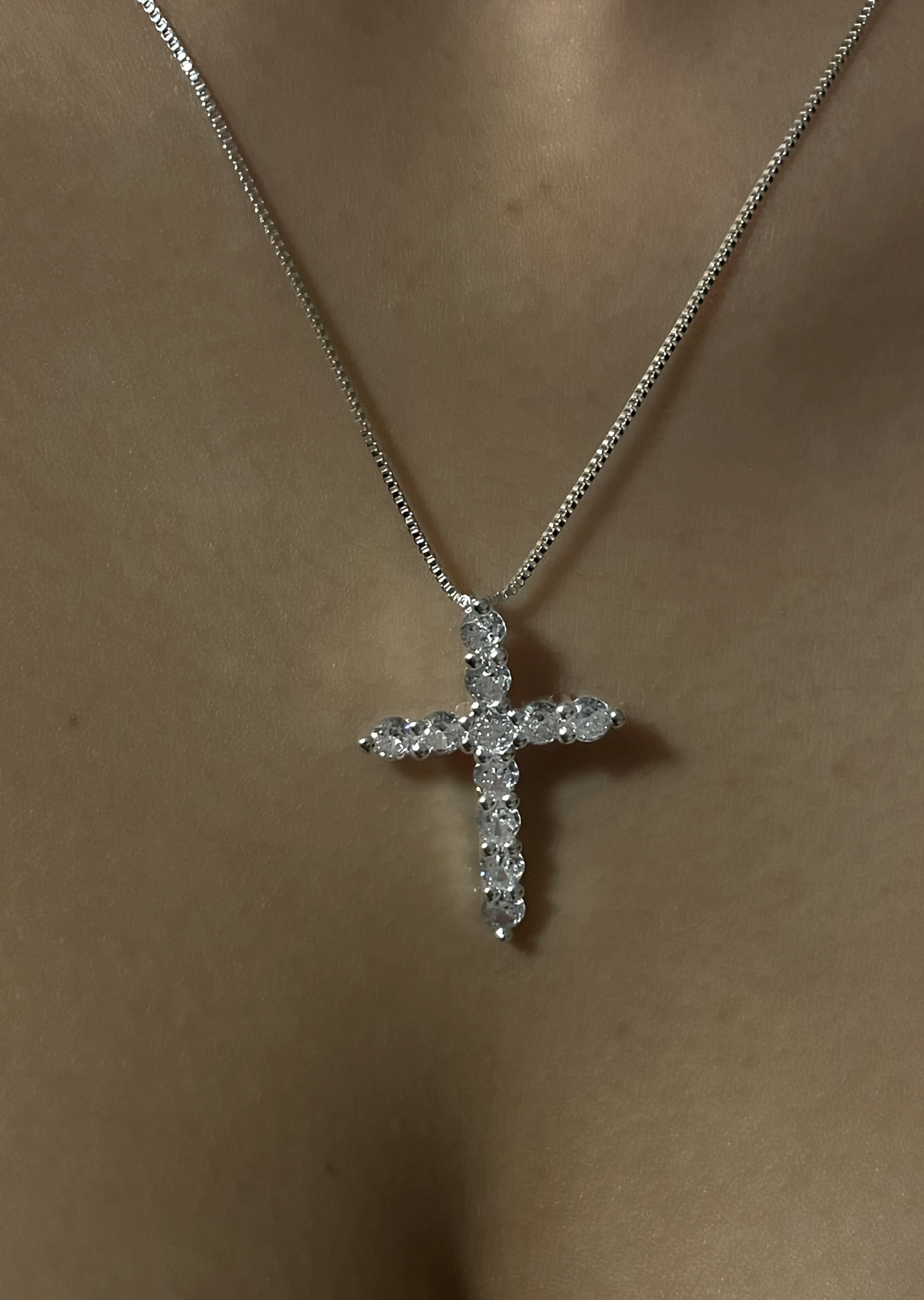 Petite Cross - 925 Sterling Silver gold