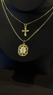 Mini Divine Cross Necklace