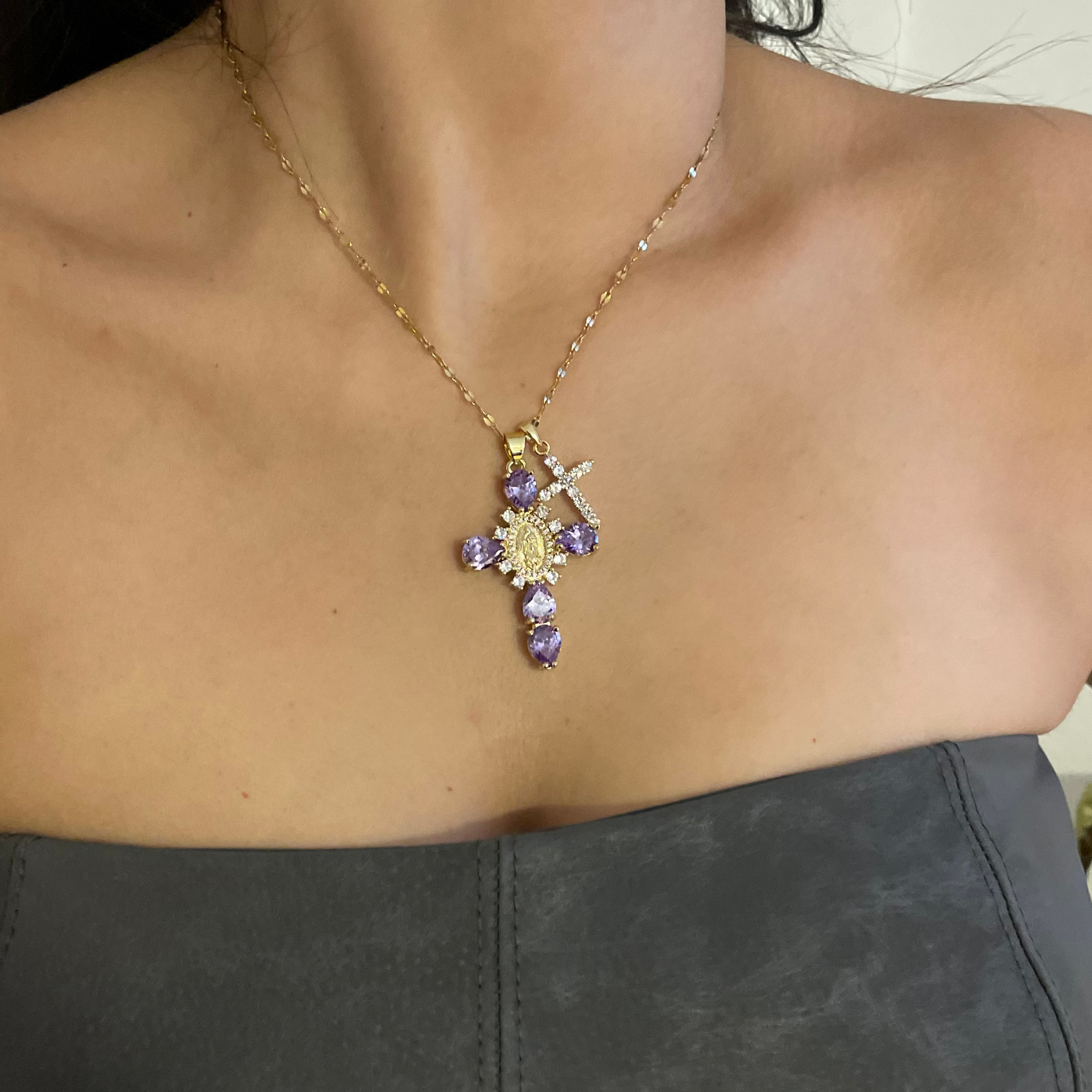 Lilac Cross - Edelstahl (Vorbestellung)