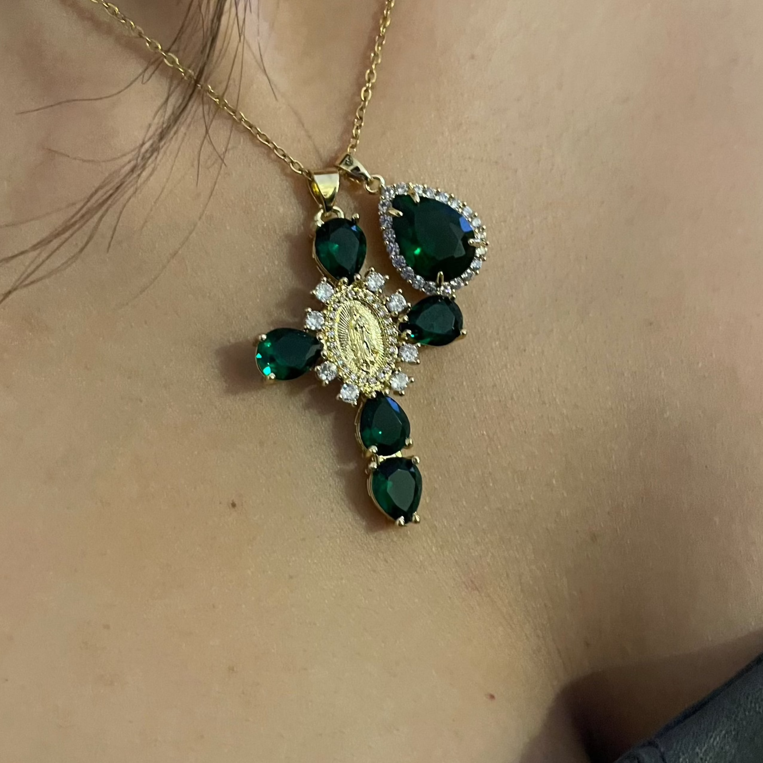 Safir Cross - Edelstahl