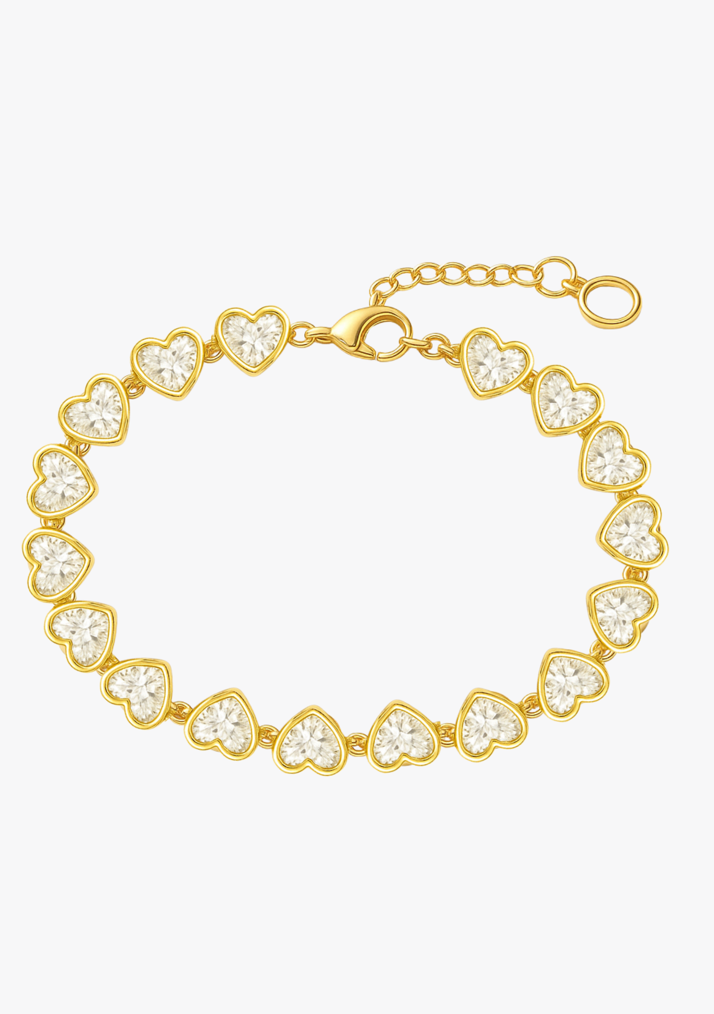 Diamond Heart Brace - Edelstahl