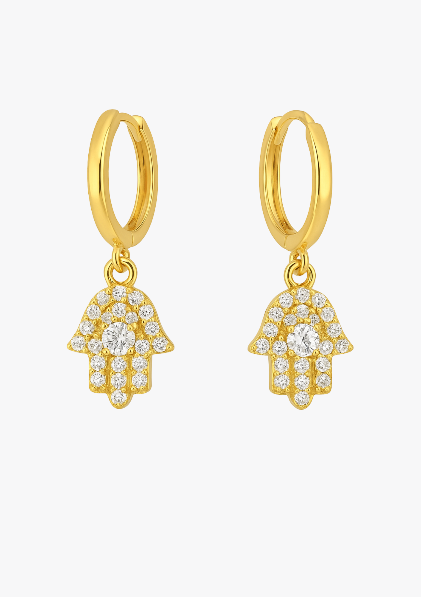 Fatima Earrings Petite - Edelstahl