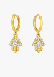 Fatima Earrings Petite - Edelstahl