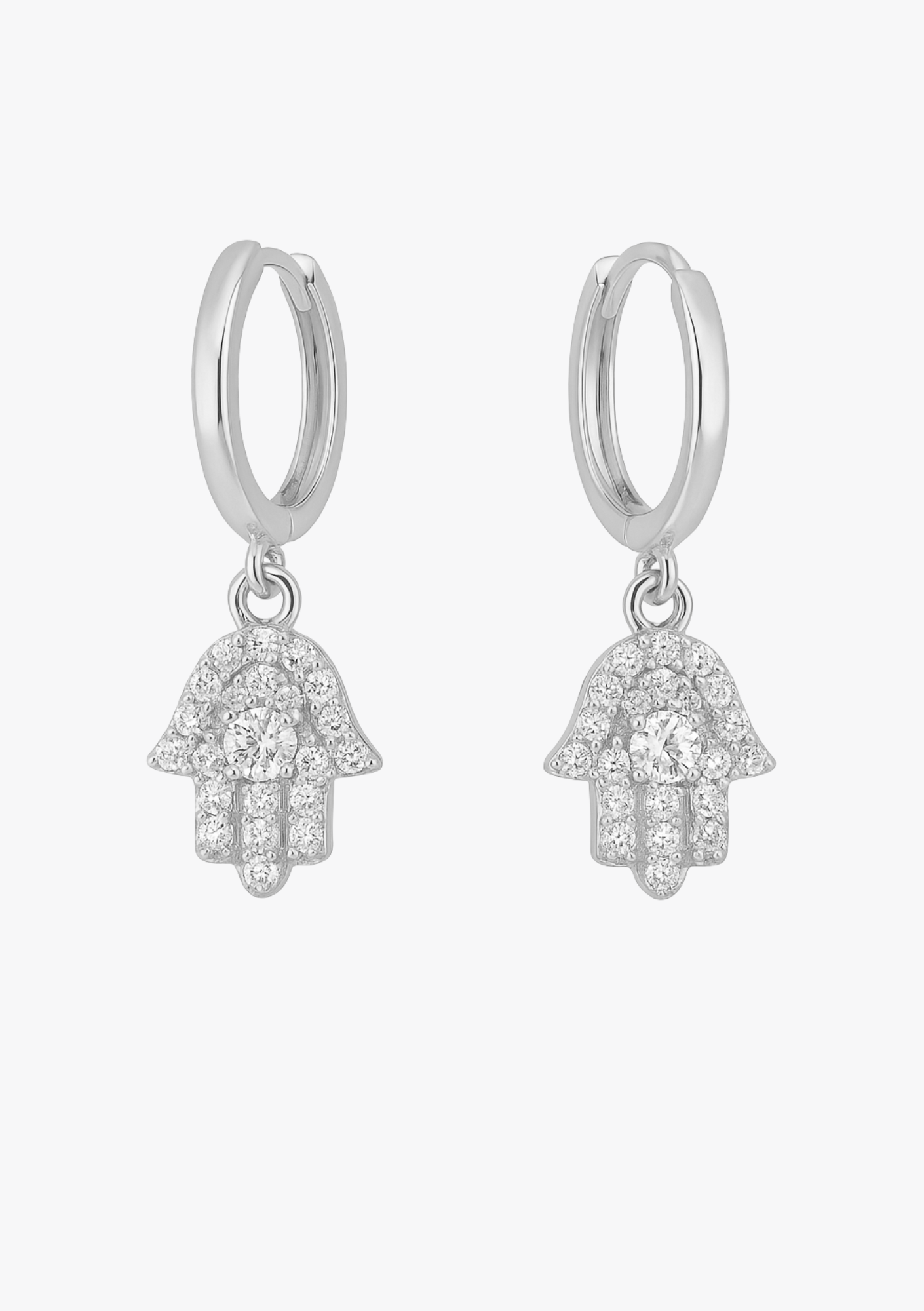 Fatima Earrings Petite - Edelstahl
