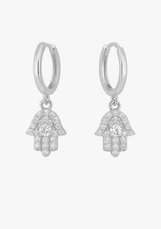 Fatima Earrings Petite - Edelstahl