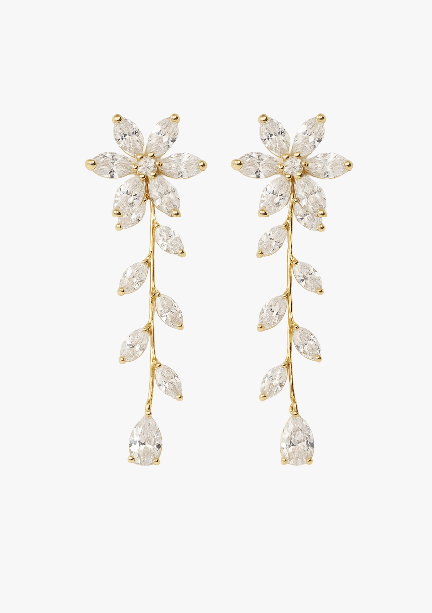 Diamond Flower Lux - 925 Nadel