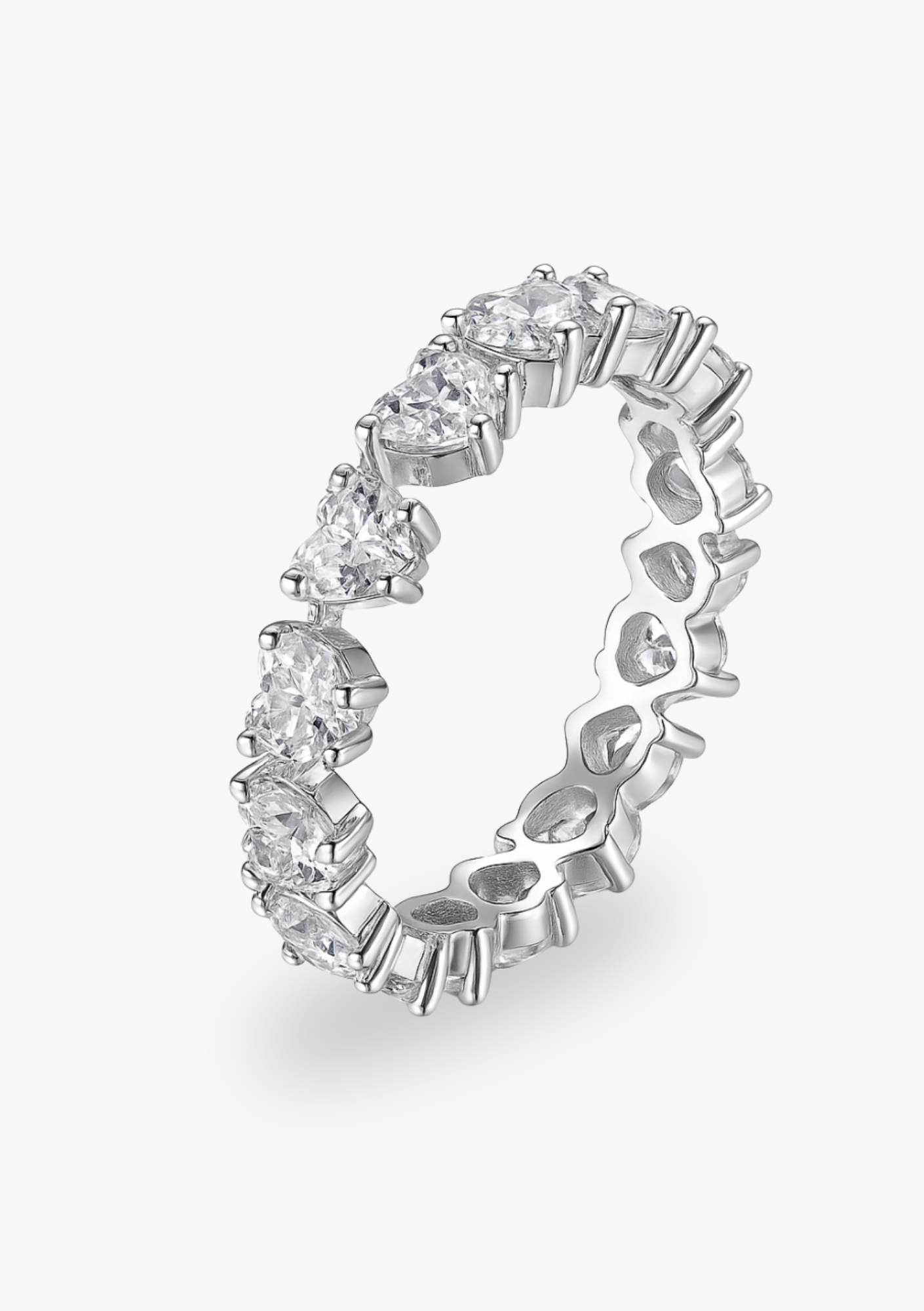 Heart Diamond Ring - 925